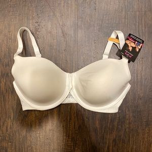 NWT Maidenform Womens bra white size 36DD